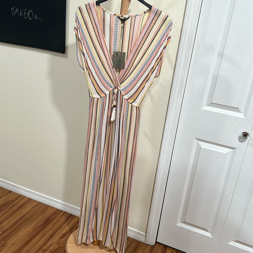 Women’s Spiaggia Dolce Maxi Stripe Dress Medium